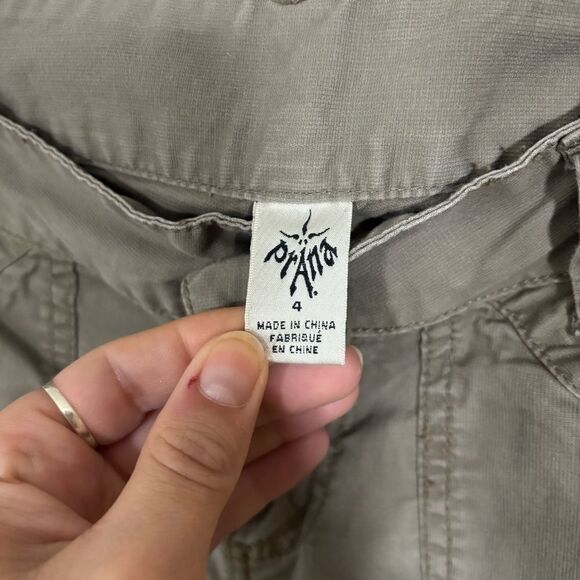 Prana Taupe Casual Shorts modest gorpcore women’s size 4 gardening casual - Picture 2 of 6